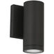 Plaza 60 LED 6.3 inch Black Outdoor Wall Mount